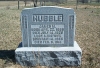 James M. Hubble marker, Mount Pleasant Cemetery, Ladoga, IN