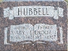 Enoch J. Hubbell marker, Mount Pleasant Cemetery, Ladoga, IN