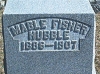 Mabel Fisher Hubble marker, Mount Pleasant Cemetery, Ladoga, IN