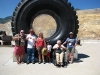 Tractor tire dwarfs group