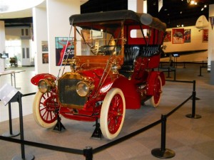 One of many vintage automobiles on display at the Crawford Auto-Aviation Museum